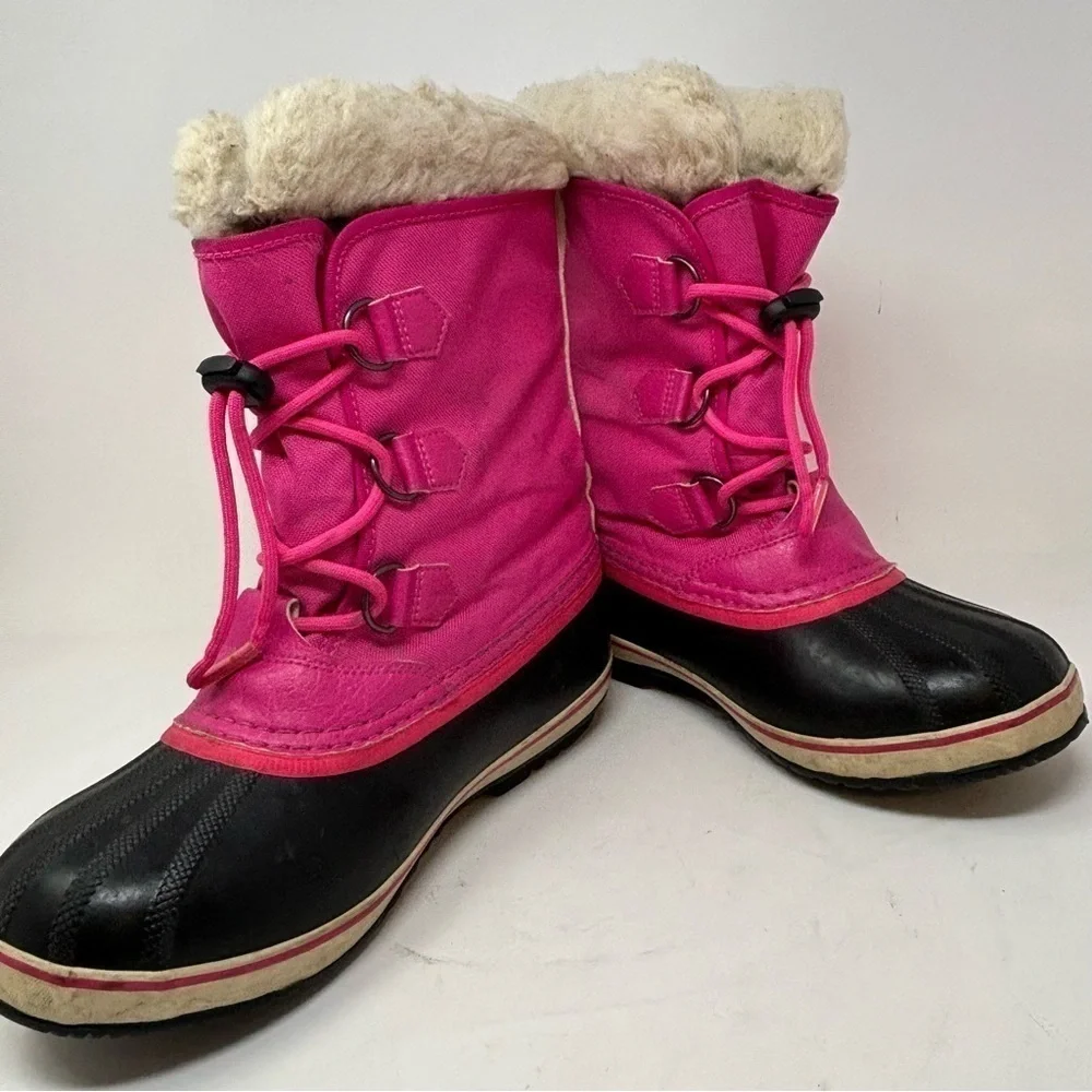 SOREL Women’s Bright Rose YOOT PAC™ Nylon Boots Waterproof Wool Lining S…